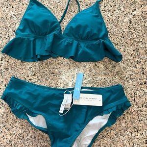 Never worn bikini Set in Teal